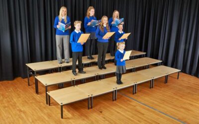Our range of portable stages are great for school plays